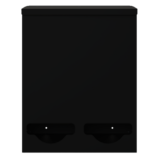 Bulk Dispenser-Double-Tall-Black Steel