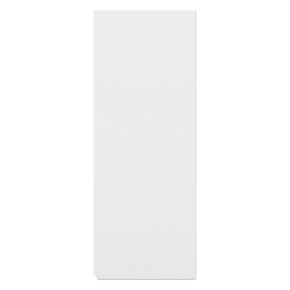 Glove Dispenser. Single, White Steel, cabinet mount, with through-holes to mount to the inside of a cabinet door. Empty, right side