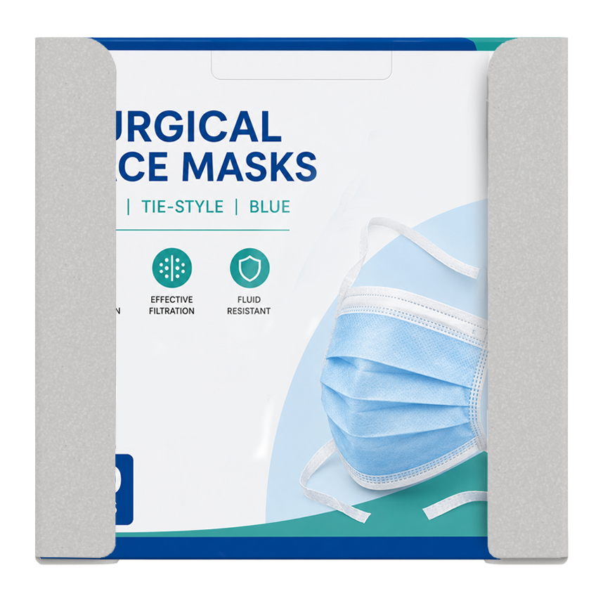 Mask Dispenser-Tie Style-Single-ABS-Beige