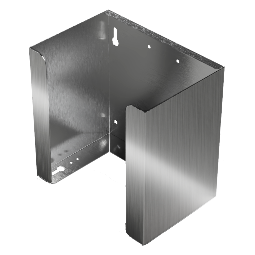 Mask Dispenser-Tie Style-Single-Stainless Steel