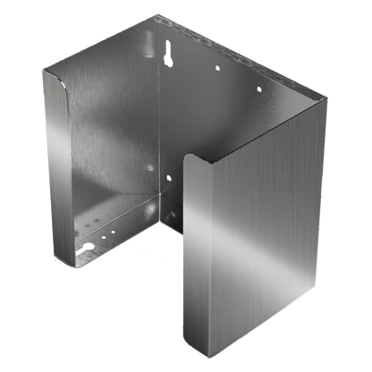 Mask Dispenser-Tie Style-Single-Stainless Steel