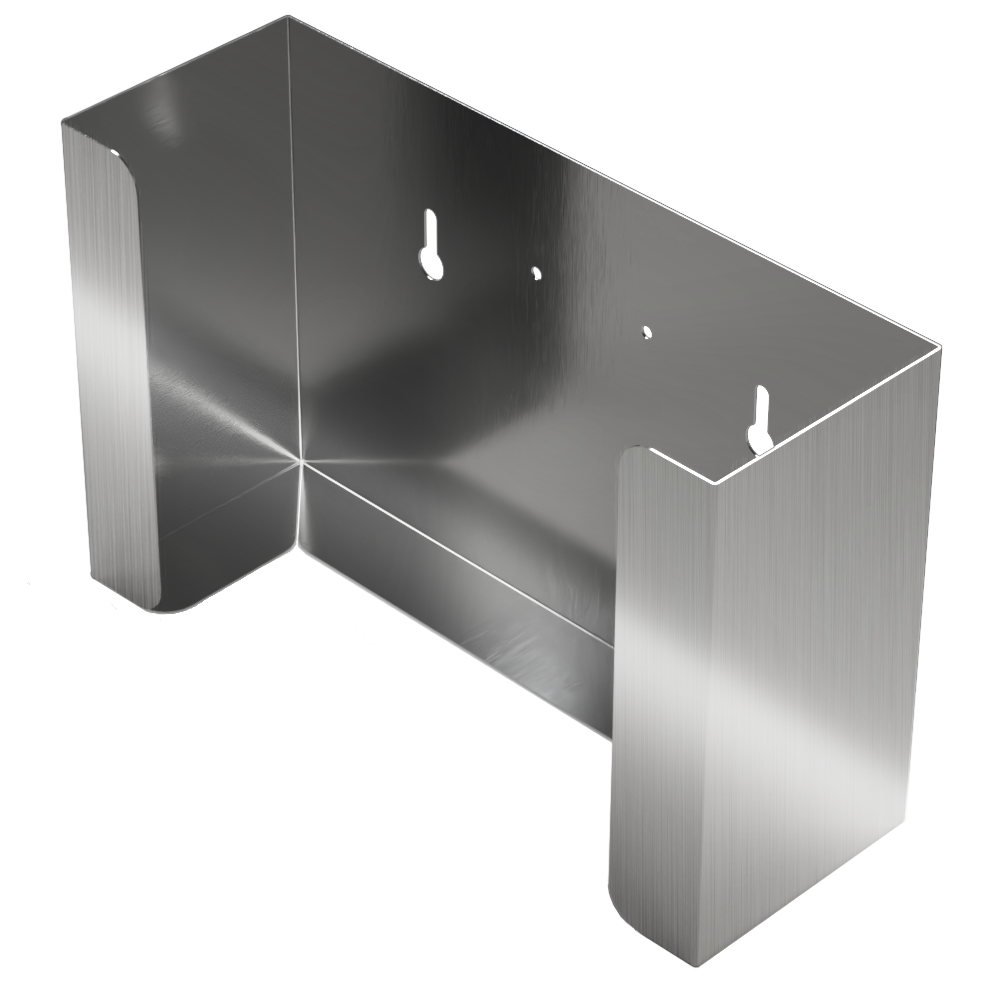 Mask Dispenser-Single- FaceShield-XL- Stainless Steel