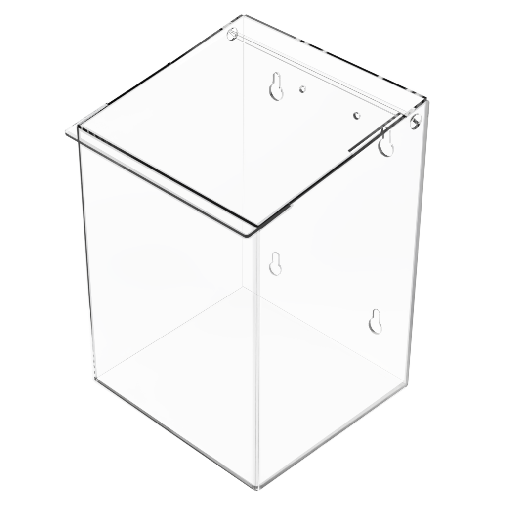Mask Dispenser-Bulk-Cone Style-PETG-Clear
