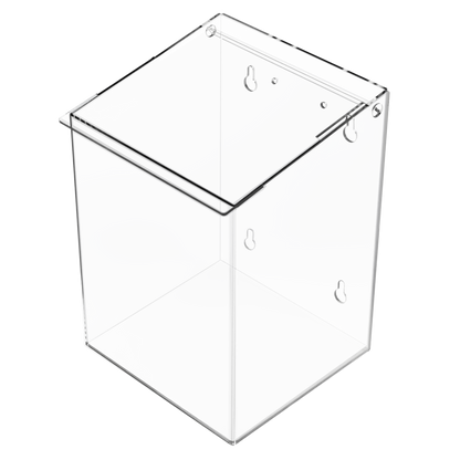 Mask Dispenser-Bulk-Cone Style-PETG-Clear