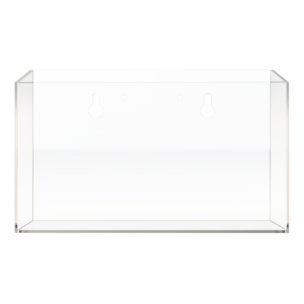 Mask Dispenser-Bulk-No Lid-Earloop Style-PETG-Clear