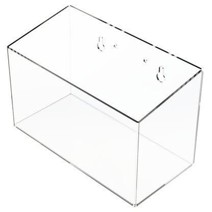 Mask Dispenser-Bulk-No Lid-Earloop Style-PETG-Clear
