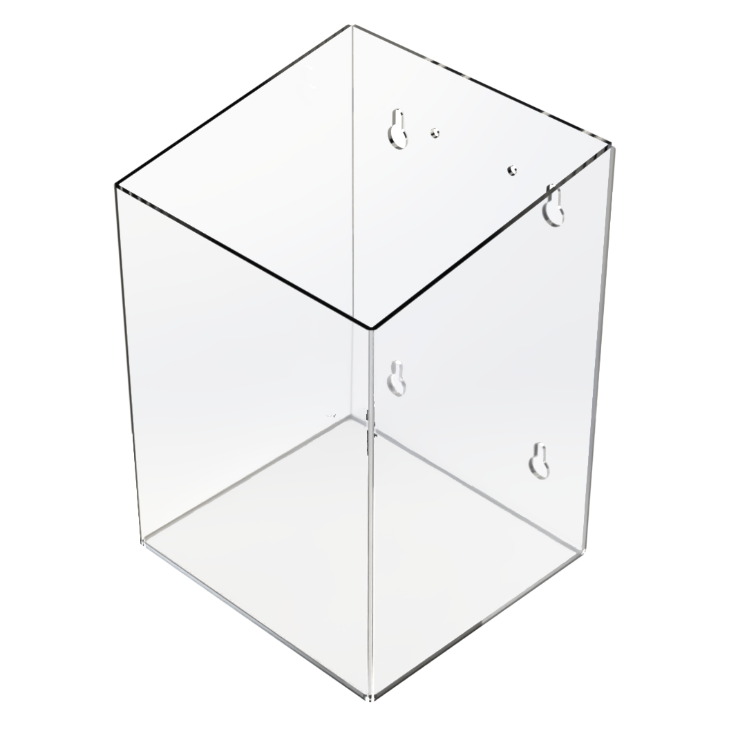 Mask Dispenser-Cone Style-PETG-Clear