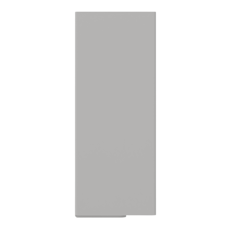 Glove Dispenser, Double, Beige ABS plastic, wall mount, divided with hourglass cutouts for dispensing. Empty, right side