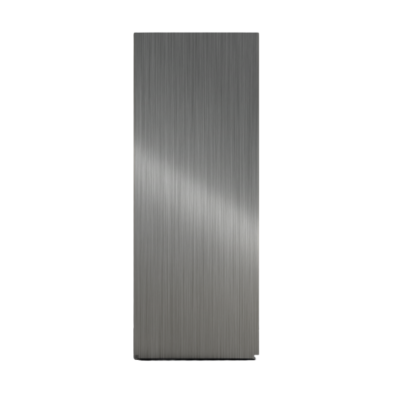 Glove Dispenser, Triple, Stainless Steel, wall mount. Divided, vertical or horizontal mounting. Shown horizontal, empty, right side.
