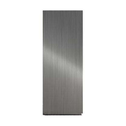 Glove Dispenser, Triple, Stainless Steel, wall mount. Divided, vertical or horizontal mounting. Shown horizontal, empty, right side.