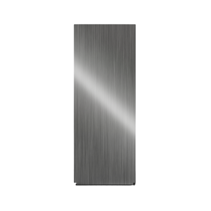 Glove Dispenser, Triple, Stainless Steel, wall mount. Divided, vertical or horizontal mounting. Shown horizontal, empty, left side.