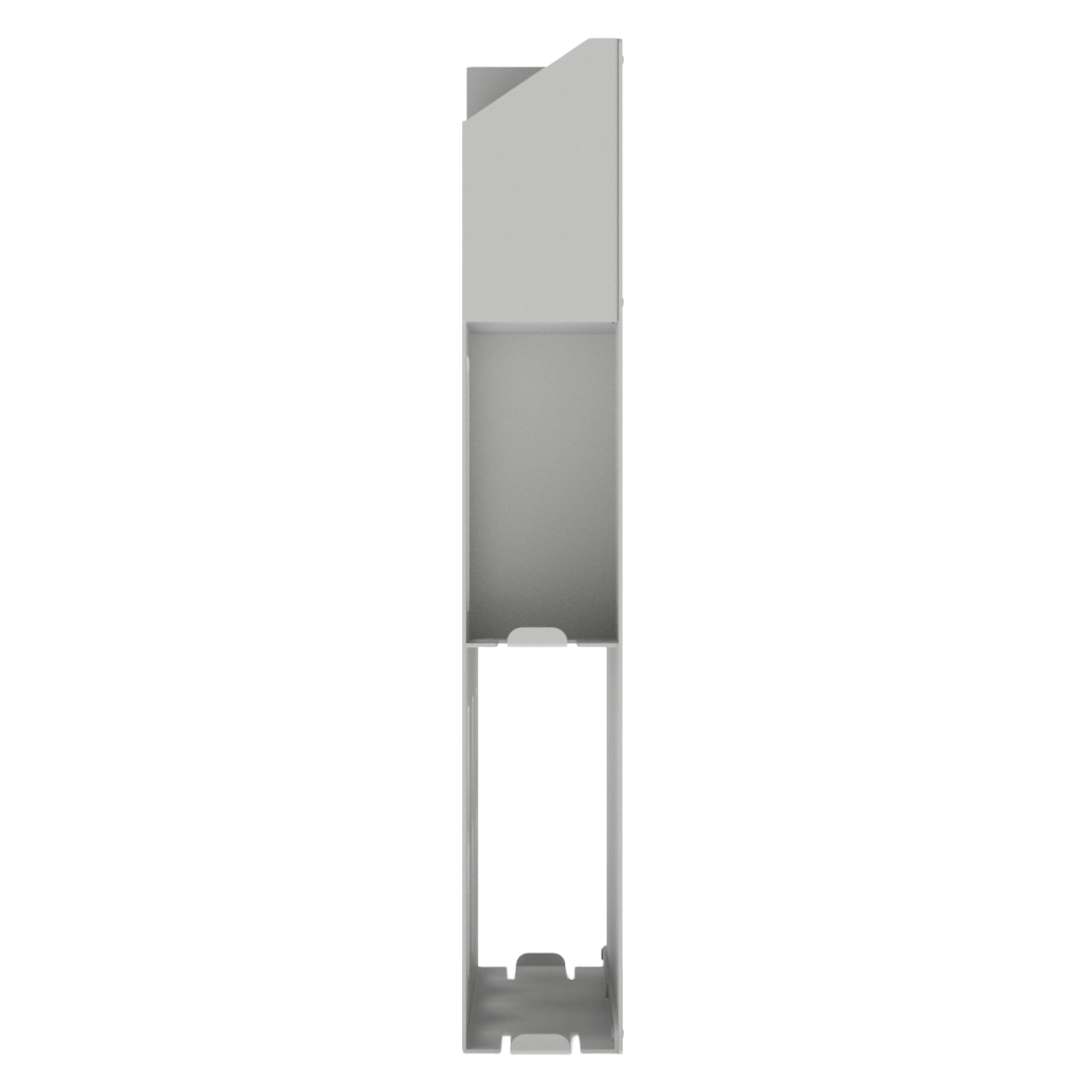 Protective Wear Organizer, ABS Plastic, empty, right side view.